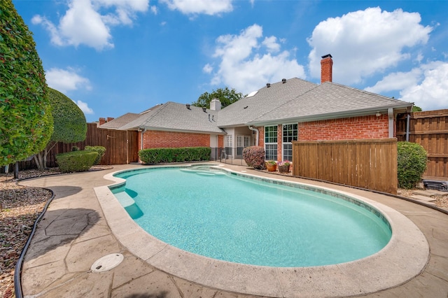 3336 Sage Brush Trl, Plano, TX 75023 - view of pool featuring fence