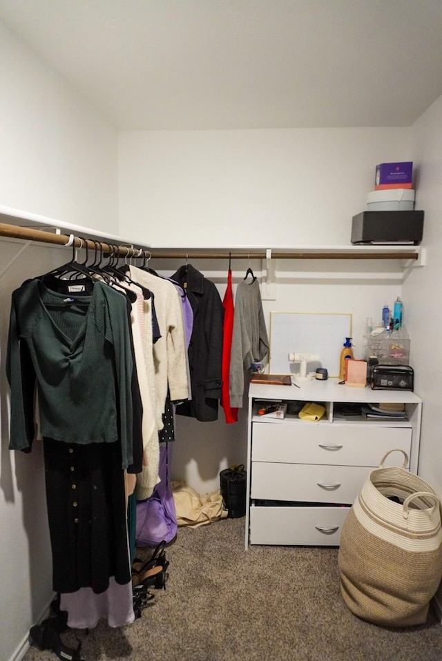 3128 Bettin Dr, Mesquite, TX 75126 - walk in closet featuring carpet