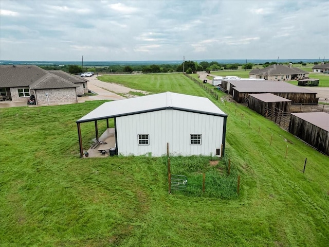 1061 N Whitt Rd, Perrin, TX 76486 - view of pole building with a view of countryside
