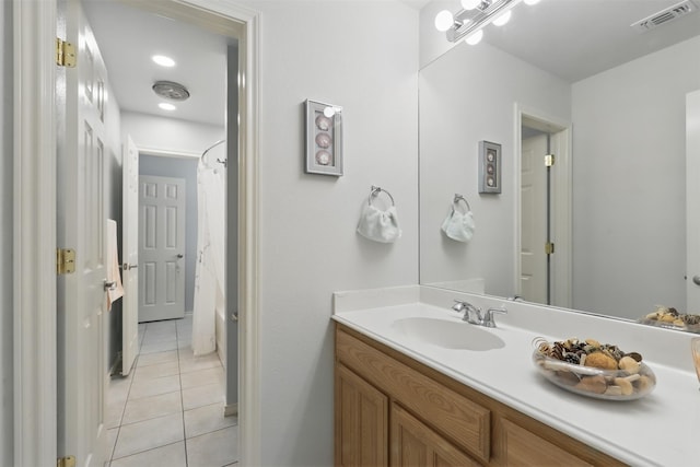 1233 Fox Hunt Trl, Willow Park, TX 76087 - full bathroom featuring tile patterned floors and vanity