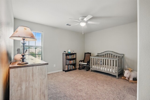 1844 Sweet Gum Dr, Anna, TX 75409 - carpeted bedroom with baseboards and ceiling fan