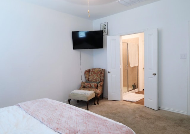 1129 Cropout Way, Fort Worth, TX 76052 - bedroom with carpet, ensuite bathroom, and baseboards