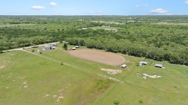 698 County Road 3825, Bridgeport, TX 76458 - aerial view of a forest