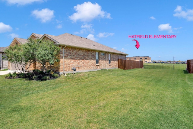 15720 Redgrave Dr, Fort Worth, TX 76247 - back of property with brick siding