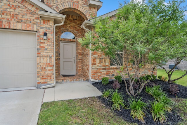 15720 Redgrave Dr, Fort Worth, TX 76247 - property entrance featuring brick siding and an attached garage