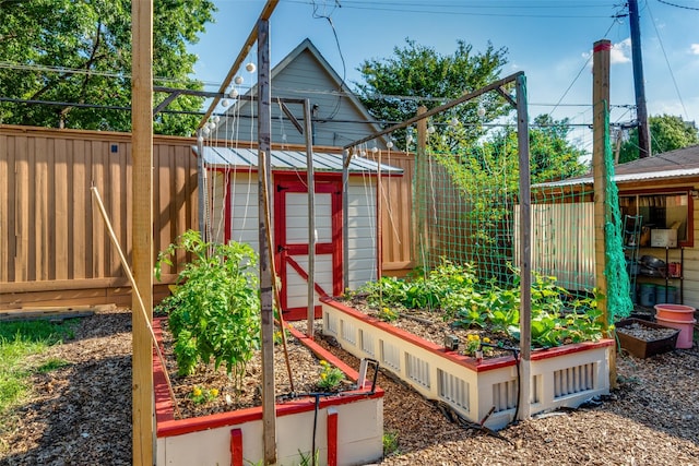 5202 Morningside Ave, Dallas, TX 75206 - view of shed featuring a vegetable garden