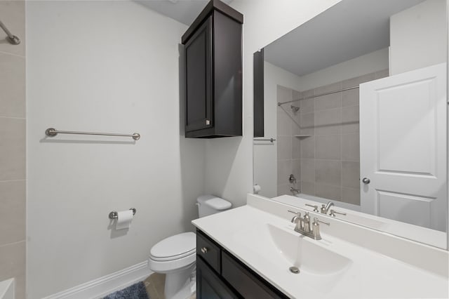 10969 Coastal Violet Rd, Frisco, TX 75035 - full bathroom featuring toilet, vanity, and bathtub / shower combination