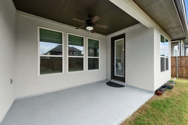 10969 Coastal Violet Rd, Frisco, TX 75035 - view of patio with a ceiling fan