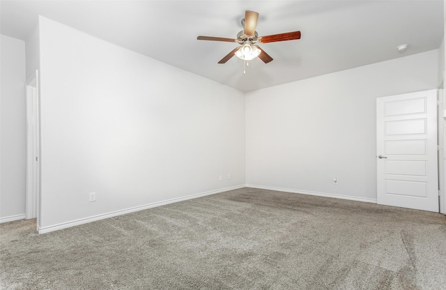 2148 Miramar Dr, Little Elm, TX 75068 - carpeted empty room featuring ceiling fan, baseboards, and a smoke detector