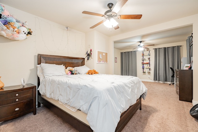 2687 Mcclendon Rd, Weatherford, TX 76088 - bedroom with carpet and a ceiling fan