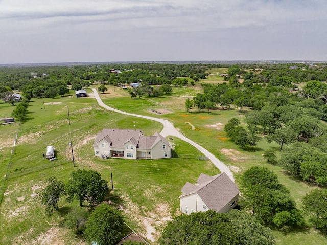 2687 Mcclendon Rd, Weatherford, TX 76088 - view from above of property featuring a tree filled landscape