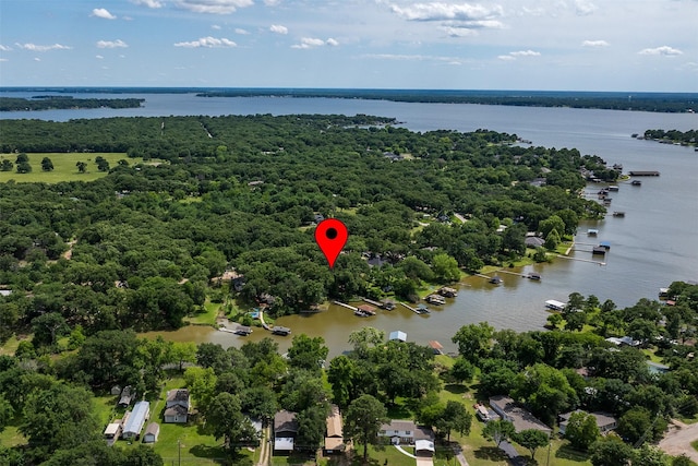 237 Ben Lacy Dr, Gun Barrel City, TX 75156 - bird's eye view of a nearby body of water