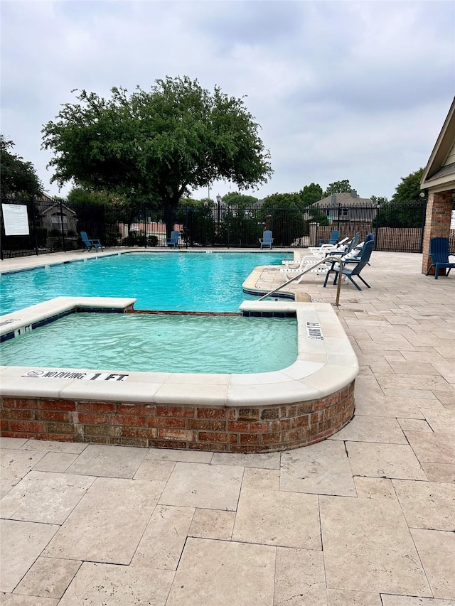 10908 Brandenberg Dr, Frisco, TX 75035 - community pool featuring a patio and a hot tub