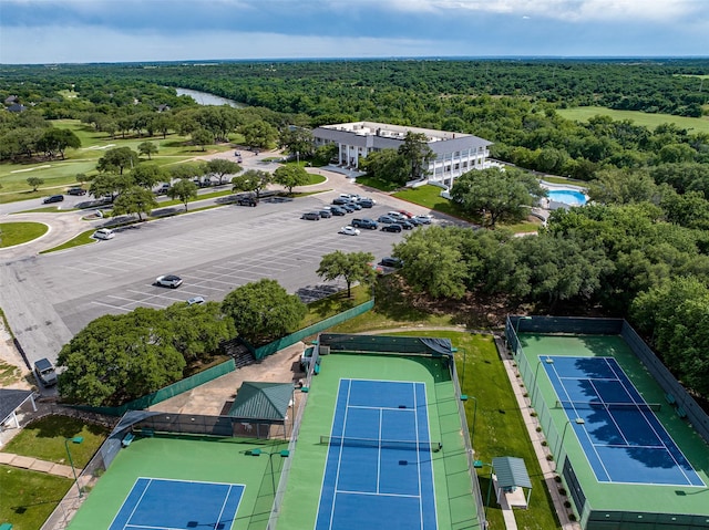 8511 Westover Ct Unit 235, Granbury, TX 76049 - drone / aerial view of a forest and a large body of water