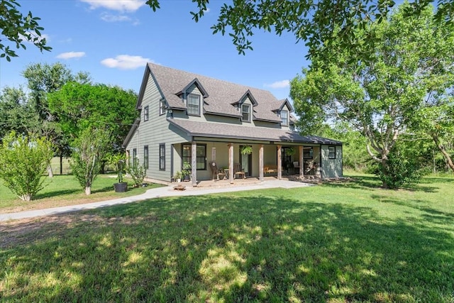 807 Berger Rd, West, TX 76691 - rear view of house with a yard and roof with shingles