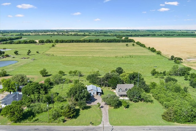 807 Berger Rd, West, TX 76691 - aerial view of property's location featuring rural landscape and large plots for crops