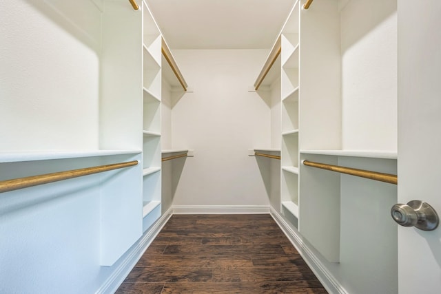 1729 Foster Dr, Arlington, TX 76012 - spacious closet with dark wood finished floors
