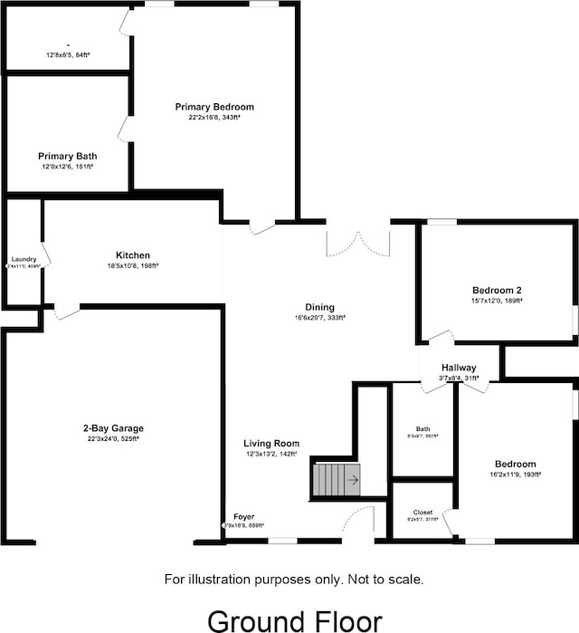 1729 Foster Dr, Arlington, TX 76012 - room layout