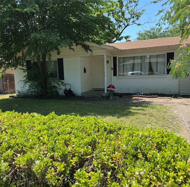214 Pecos St, Garland, TX 75041 - view of front of house with brick siding