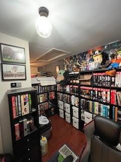 view of storage area