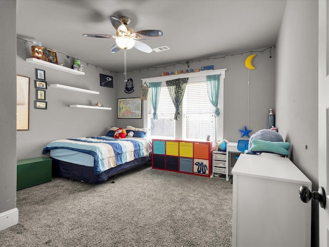 1942 Fairmount Ave, Fort Worth, TX 76110 - bedroom featuring carpet and ceiling fan
