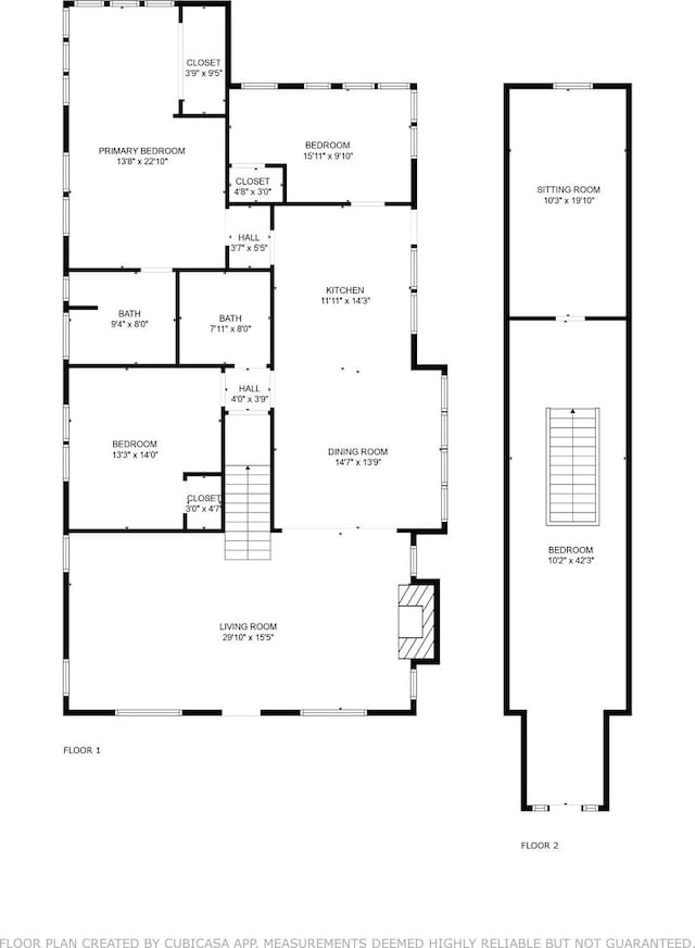 1942 Fairmount Ave, Fort Worth, TX 76110 - home floor plan