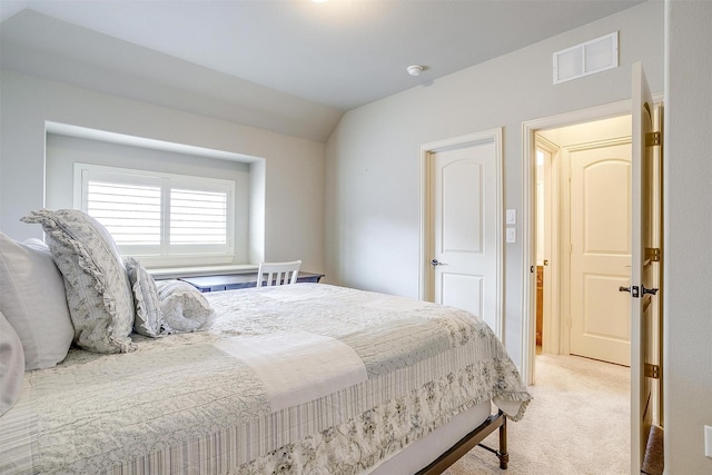 4701 Trevor Trl, Grapevine, TX 76051 - bedroom with light carpet and lofted ceiling