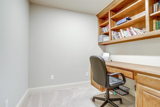 4701 Trevor Trl, Grapevine, TX 76051 - carpeted office featuring built in study area and baseboards