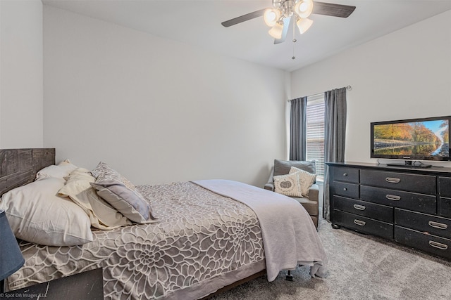 623 Comal Dr, Crandall, TX 75114 - carpeted bedroom with a ceiling fan