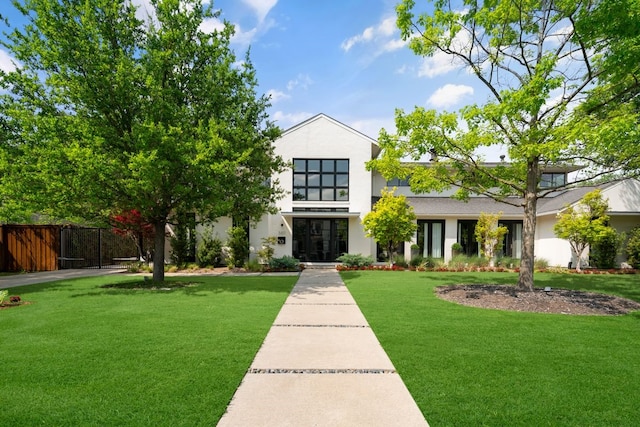 5811 Meletio Ln, Dallas, TX 75230 - modern home with stucco siding