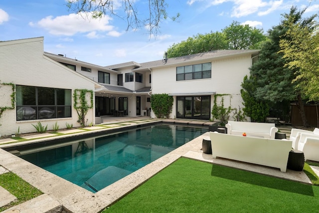 5811 Meletio Ln, Dallas, TX 75230 - swimming pool featuring a patio area