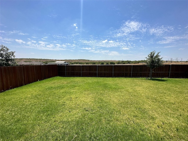 view of yard