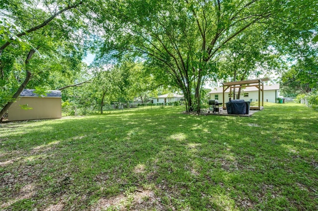 2420 N Carroll Blvd, Denton, TX 76201 - view of yard featuring a patio