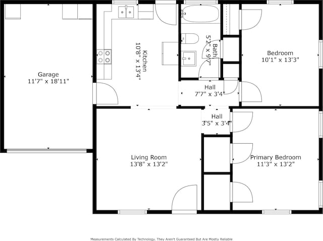 2420 N Carroll Blvd, Denton, TX 76201 - floor plan / room layout