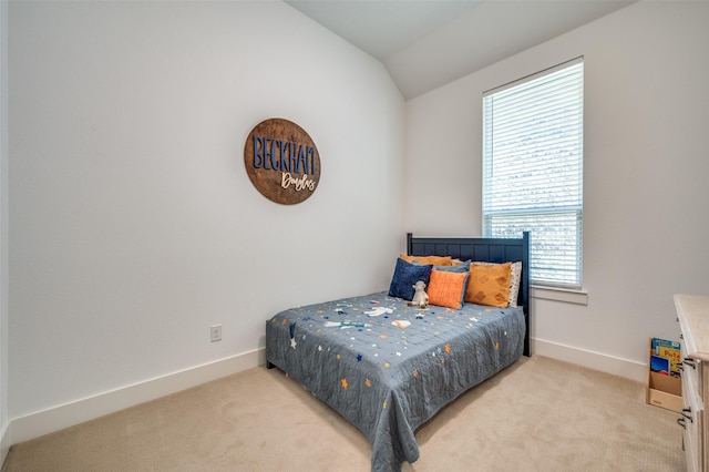1905 Halkin Rd, Celina, TX 75009 - bedroom with carpet, vaulted ceiling, and baseboards