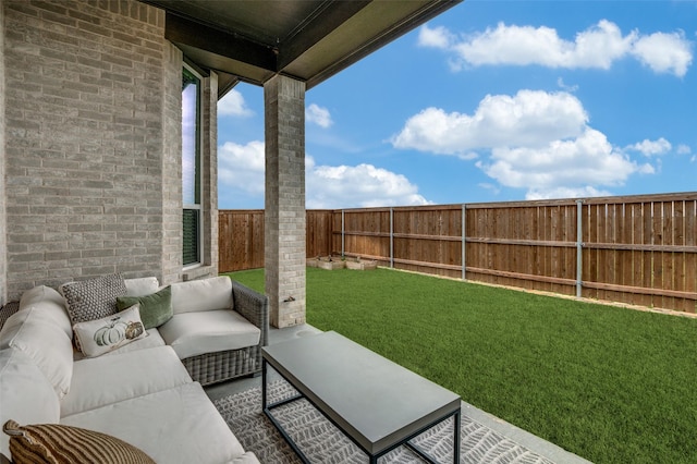 1905 Halkin Rd, Celina, TX 75009 - view of patio with outdoor lounge area