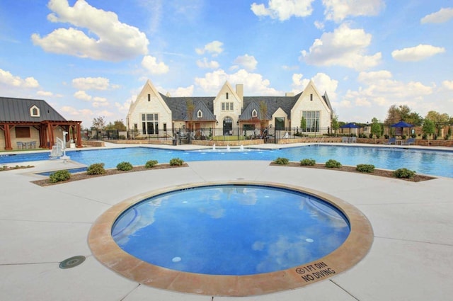 1905 Halkin Rd, Celina, TX 75009 - community pool with a patio area