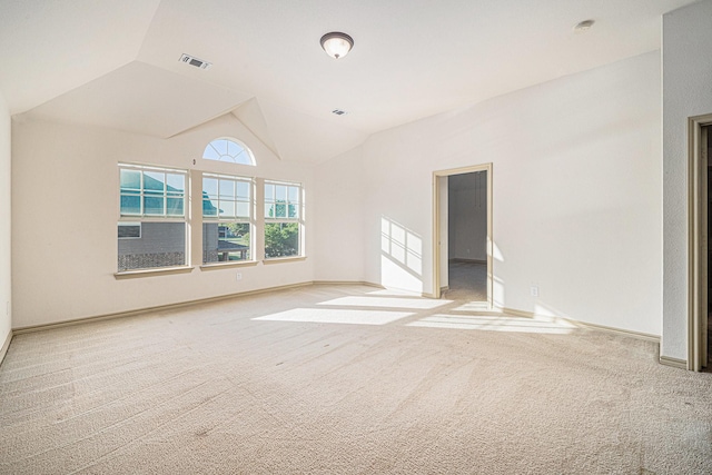 1432 Fence Post Dr, Fort Worth, TX 76052 - unfurnished room featuring carpet flooring, lofted ceiling, and baseboards
