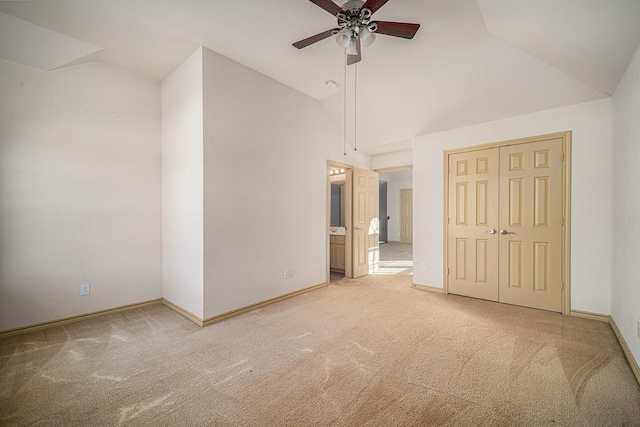 1432 Fence Post Dr, Fort Worth, TX 76052 - unfurnished bedroom featuring carpet flooring, high vaulted ceiling, and baseboards