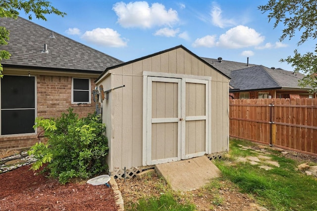 104 Radecke Rd, Krum, TX 76249 - view of shed featuring fence