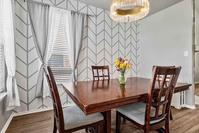 1505 Oakcrest Dr, Providence Village, TX 76227 - dining room featuring baseboards and wood finished floors