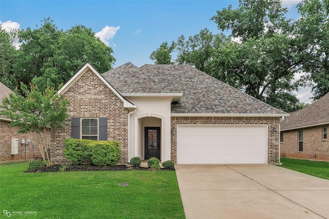 345 Coppice Pl, Bossier City, LA 71111 - traditional-style house with a garage, a front yard, and concrete driveway