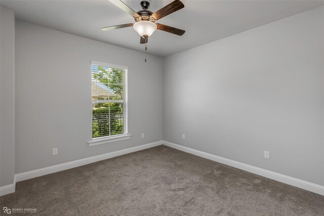 345 Coppice Pl, Bossier City, LA 71111 - carpeted empty room with a ceiling fan and baseboards