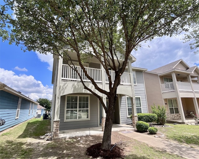 11040 Kinston St, Fort Worth, TX 76179 - multi unit property with a balcony and stone siding