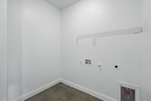 300 Navo Rd, Little Elm, TX 75068 - laundry area with hookup for an electric dryer, washer hookup, baseboards, and gas dryer hookup