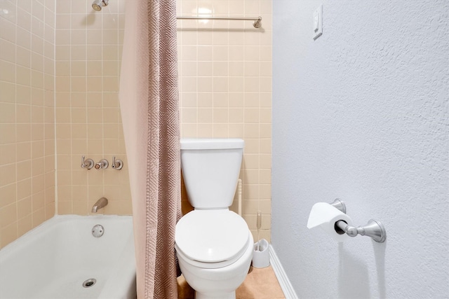 534 E Ave J Unit A, Grand Prairie, TX 75050 - bathroom with toilet and shower / tub combo