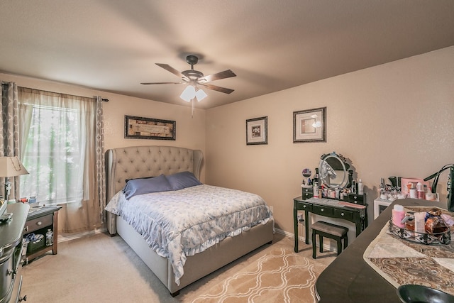 4820 Rum St, Fort Worth, TX 76244 - carpeted bedroom featuring baseboards and a ceiling fan