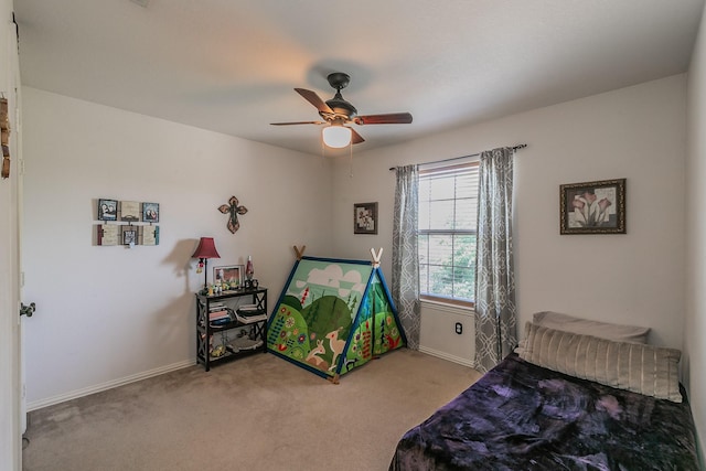 4820 Rum St, Fort Worth, TX 76244 - bedroom with baseboards, carpet, and ceiling fan