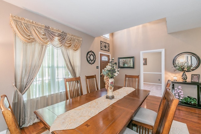 4820 Rum St, Fort Worth, TX 76244 - dining space featuring healthy amount of natural light, wood finished floors, and baseboards