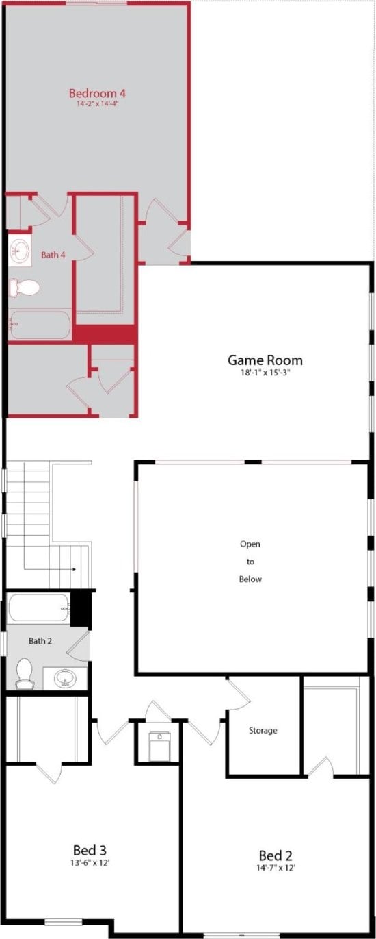 1700 Elle Ln, Aubrey, TX 76227 - floor plan / room layout